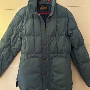 VINTAGE Eddie Bauer Goose Down Blue Jacket